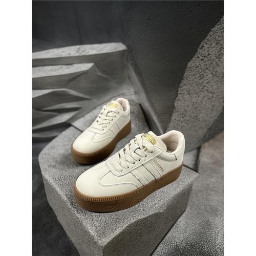 mema厚底真皮加絨秋冬透氣德訓鞋