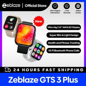 New Zeblaze GTS 3 Plus Smart Watch Ultra 2.15 AMOLED Screen