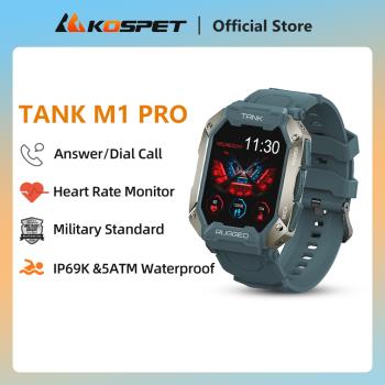 KOSPET TANK M1 PRO Smart Watch Bluetooth Call Fitness 5ATM