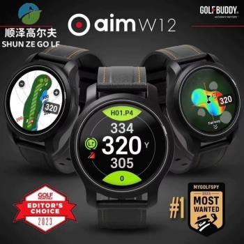 GOLFBUDDY高爾夫測距儀W12智能手表GPS定位自動球道果嶺電子球童