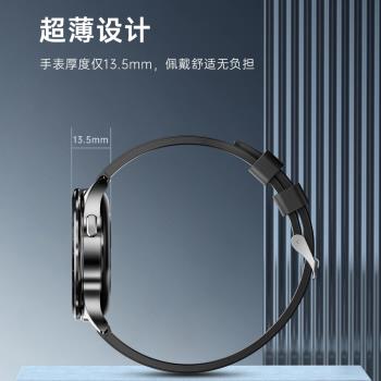 超薄翻蓋新款多功能NFC支付計步通話TWS藍牙耳機智慧手錶二合一男