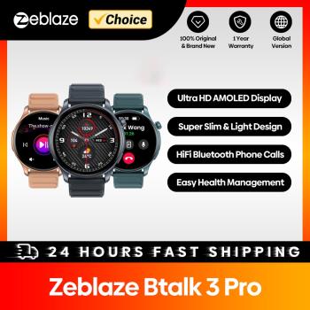 Zeblaze Btalk 3 Pro Smart Watch AMOLED Display Hi-Fi Health