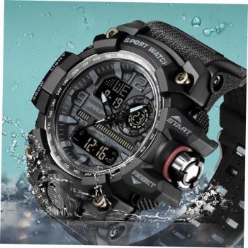 SANDA 3133 Men's Watches 50M Waterproof Shock Sports 手