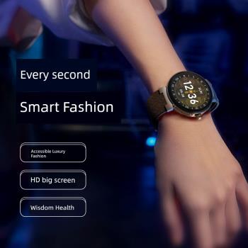 愛國者智能手表2023新款GTV2運動藍牙手表手環心率血氧睡眠檢測多功能NFC支持無線充智能手表圓盤大屏