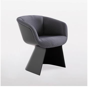 意式藝術座椅設計師家具工業風造型沙發椅玻璃鋼異形單人休閑椅