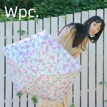 黑膠日本wpc超輕120g三折晴雨傘