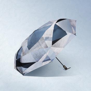 雪堡自動雨傘男個性創意潮流折疊晴雨兩用雙人遮陽傘加大加固加厚