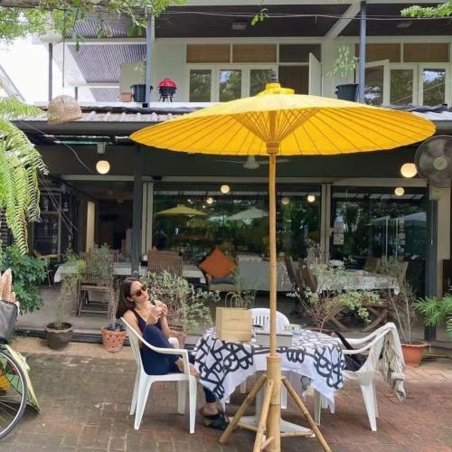 泰國戶外油紙傘遮陽傘別墅戶外太陽傘庭院室外沙灘露臺擺攤傘網紅