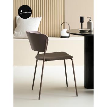 北歐靠背椅餐椅現代簡約家用輕奢時尚餐椅咖啡廳桌椅休閑椅電腦椅