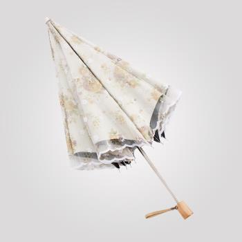 韓版太陽傘女神折疊蕾絲遮陽傘兩用防曬防紫外線晴雨傘女小清新