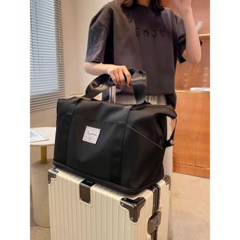 可套放拉桿箱上的旅行包女輕便大容量附加配包旅游收納手提行李袋