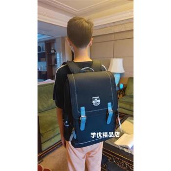 卡拉羊雙肩包男大容量大中學生減負學院風書包女輕便簡約揹包jk風