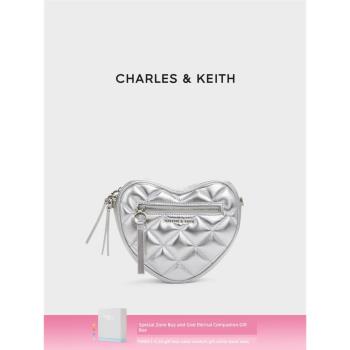 【母親節禮物】CHARLES&KEITH24新款CK2-80151353愛心斜挎包婚包