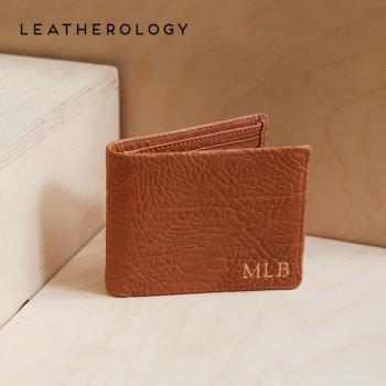 Leatherology真皮兩折名片夾美金錢包零錢包駕照收納皮夾短款卡包