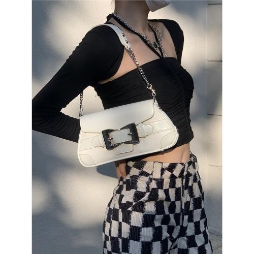 ParoParo雪頂甜心！原創自制純欲辣妹重工金屬蝴蝶結腋下包斜挎包