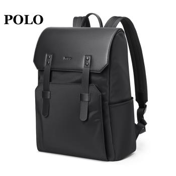Polo背包男士雙肩包17寸大容量電腦包出差旅行包時尚原創雙肩背包