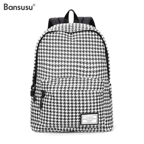 Bansusu.2025千格鳥雙肩包女學生書包旅行包大容量女防潑水男背包