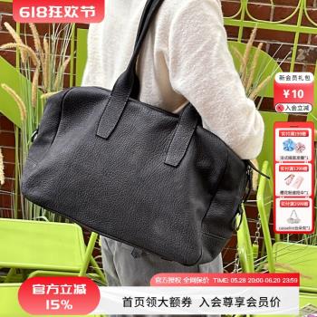 義大利coriu手工牛皮單肩托特包女大容量高階質感通勤手提包小眾