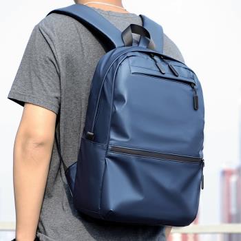 新款大容量雙肩包學生書包男士電腦包時尚街頭背包2024年旅游旅行