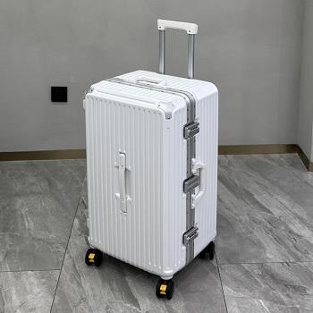 鋁框行李箱大容量防爆拉桿箱女多功能PC旅行箱防刮耐磨皮箱子男28