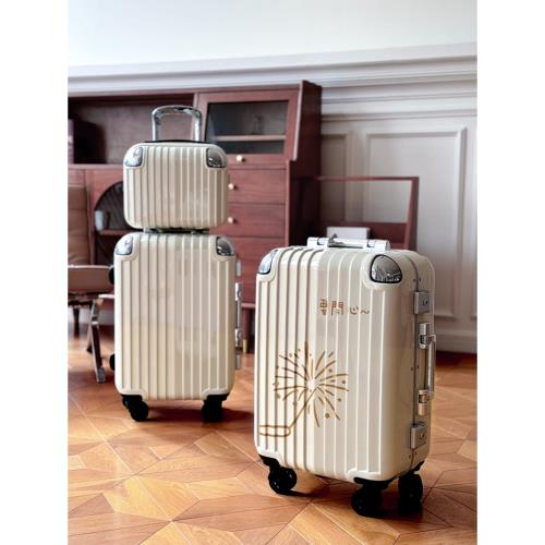 行李箱女20寸登機箱小型密碼箱輕便結實拉桿箱男大容量皮箱旅行箱