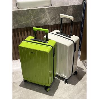 日系行李箱20寸男女高顏值學生靜音萬向輪登機箱PC結實超輕拉桿箱