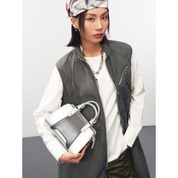 ACROSS原創設計波士頓包小眾包包時尚復古單肩斜挎包手提女包新款