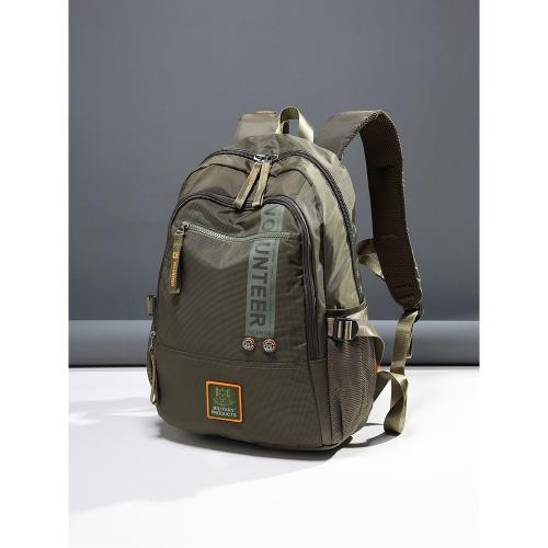 volunteer雙肩包男士旅行背包高中初中生大學生書包男大容量包男