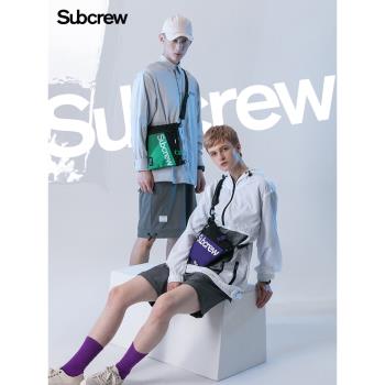 Subcrew男士休閑潮流學生斜挎包