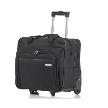 商務黑色拉桿包男女帶輪子旅行包手提登機箱防水行李包純色電腦包