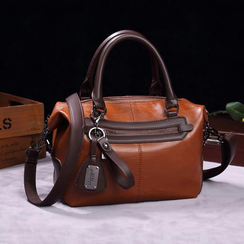 包包送媽媽2025新款皮機車女包機車時尚大容量手提單肩斜挎包潮