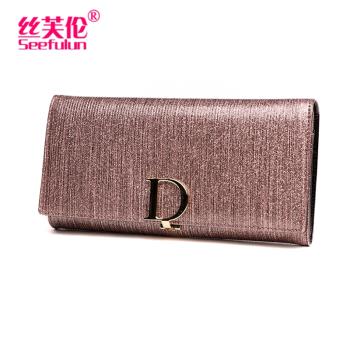 女士錢包女長款手包2024爆款真皮潮簡約多功能錢夾女式手拿皮夾子