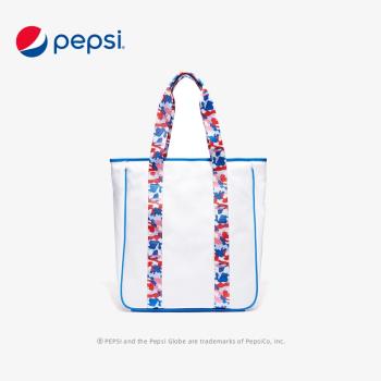 Pepsi簡約帆布手提單肩購物袋