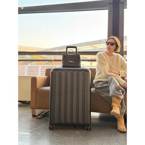 Echolac/愛可樂行李箱女20寸登機箱24寸學生拉桿箱男可擴容