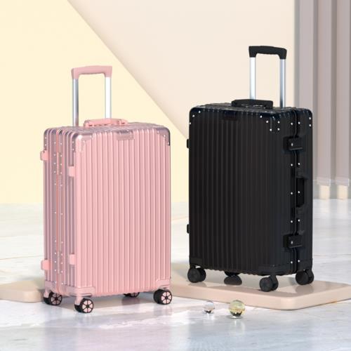 NEWCOM/悠客行李箱鋁框大容量雙排萬向輪學生男女通用旅行拉桿箱