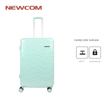 NEWCOM悠客行李箱學生輕旅箱女20寸24小清新雙排萬向輪旅行拉桿箱
