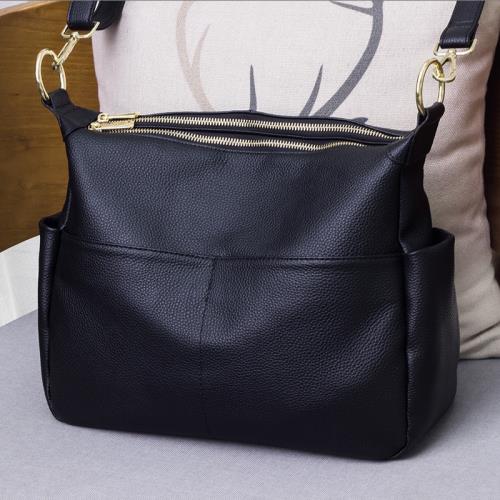 真皮媽媽包包女2025新款軟皮中年女包單肩斜挎包女大包多層手提包