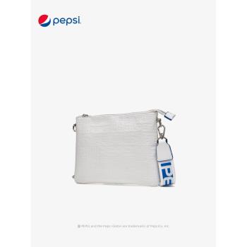 Pepsi百事可樂斜挎包包女小眾設計方包2022新款單肩包時尚包包