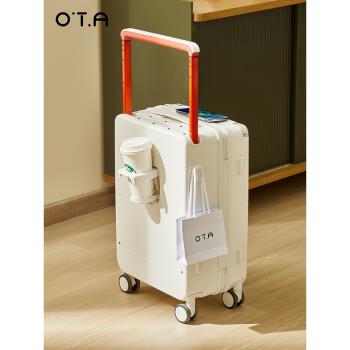 OTA多功能寬拉桿小型輕便行李箱