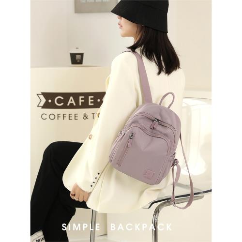 牛津布女包時尚新款雙肩包大容量休閑小巧尼龍帆布包百搭輕便背包