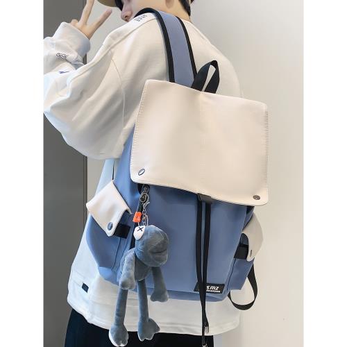 背包男雙肩包大學生書包潮男外出旅行休閑16寸大容量筆記本電腦包