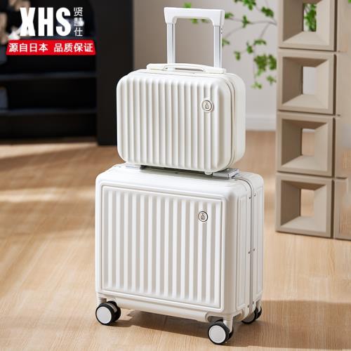 2025新款子母旅行箱可上飛機女密碼男拉桿18學生行李箱耐用20寸
