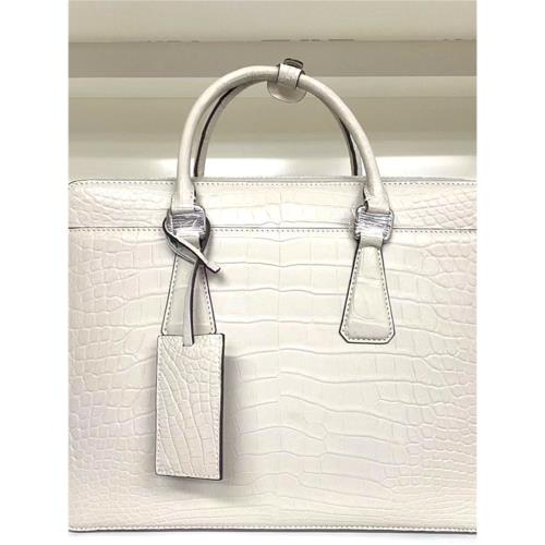 奢華鱷魚皮男包真皮商務橫款電腦公文包單肩斜挎休閑包男士手提包