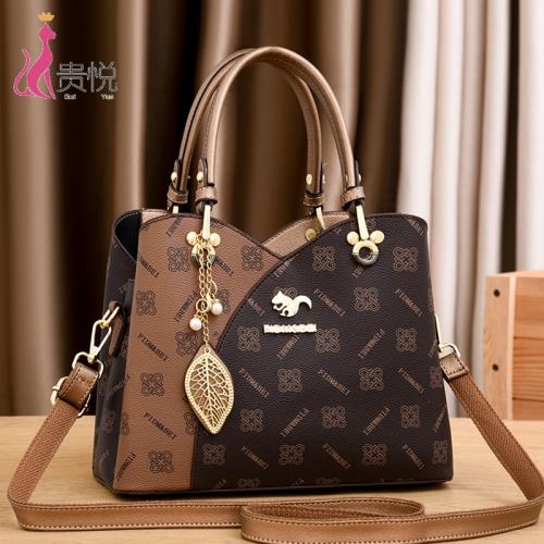 高級感女士手提大包大氣中年媽媽包2025新款休閑斜挎托特包大容量