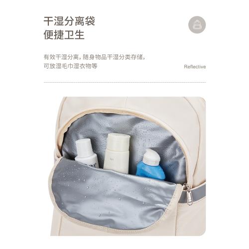 雙肩包女士運動健身包干濕分離短途旅行包大容量登山背包男書包女