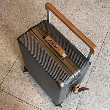 日本寬拉桿行李箱男高級感拉桿箱女pc耐磨材質20寸登機超輕品牌