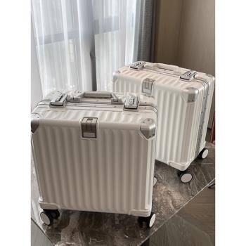 行李箱20寸小型輕便登機箱18寸商務密碼拉桿箱男旅行箱女結實耐用