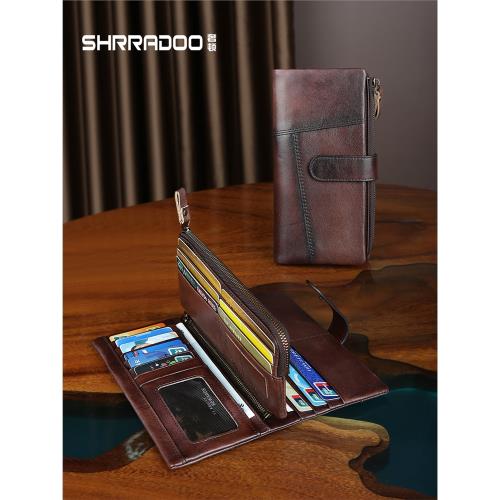 錢包卡包一體男士真皮新款2025爆款式多功能頭層牛皮大容量多卡位