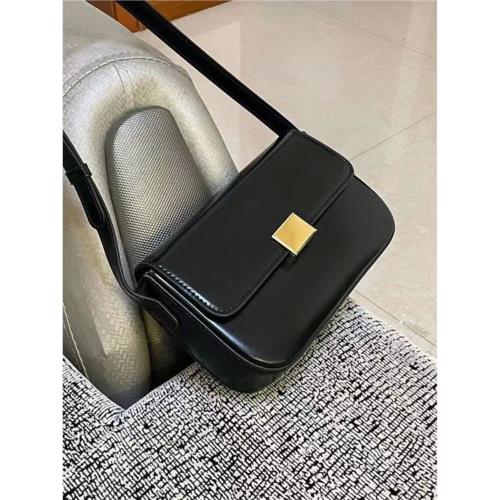 高級質感復古黑色小方包2025新款小眾豆腐包輕奢通勤單肩包斜跨包