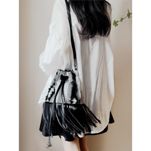 雙肩/斜挎/原創小眾復古少女流蘇包氣質波西米亞休閑百搭甜酷潮流